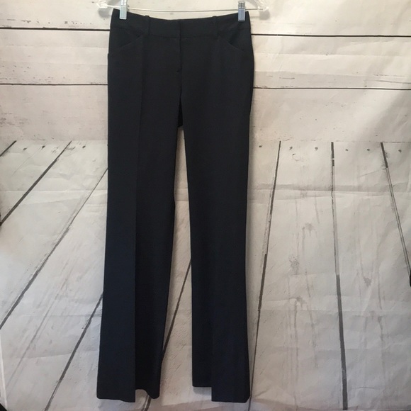 Theory wide leg dress pants gorgeous blue 2 wool - Picture 1 of 7